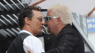 Alright alright alright, Matthew McConaughey and Guy Fieri are bros